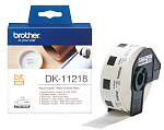 DK11218 Brother DK11218: для печати наклеек черным на белом фоне, диаметр: 24 мм; 1 000 в рул