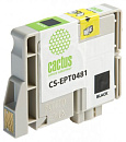 690106 Картридж струйный Cactus CS-EPT0481 T0481 черный (16мл) для Epson Stylus Photo R200/R220/R300/R320/R340/RX500/RX600/RX620/RX640