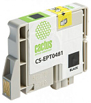 690106 Картридж струйный Cactus CS-EPT0481 T0481 черный (16мл) для Epson Stylus Photo R200/R220/R300/R320/R340/RX500/RX600/RX620/RX640
