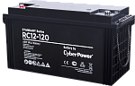 1000527472 Аккумуляторная батарея SS CyberPower RC 12-120 / 12 В 120 Ач Battery CyberPower Standart series RС 12-120, voltage 12V, capacity (discharge 10 h)