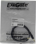 1792770 Exegate EX284941RUS Кабель аудио ExeGate EX-CCA-404-0.5 (3.5mm Jack M/3.5mm Jack M, 0,5м, позолоченные контакты)