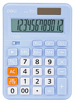 1905867 Калькулятор настольный Deli EM210FBLUE синий 12-разр.
