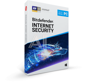 WB11031003 Bitdefender Internet Security 2020, 1 год, 3 ПК