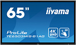 1153908 Панель Iiyama 65" TE6503MIS-B1AG черный IPS LED 8ms 16:9 HDMI M/M матовая 1200:1 350cd 178гр/178гр 3840x2160 D-Sub DisplayPort USB 45кг