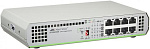 AT-GS910/8-50 Коммутатор Allied Telesis 8 port 10/100/1000TX unmanaged switch with internal power supply EU Power Adapter