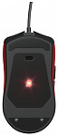 1533535 Мышь Оклик 709GM черный/красный оптическая (3200dpi) USB (6but)