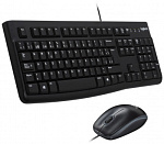 1854950 Клавиатура + мышь Logitech MK120 клав:черный мышь:черный/серый USB (920-002562)