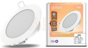 1536338 Умный светильник Gauss IoT Smart Home потолоч. белый (2010122)