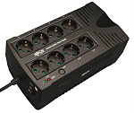 1000487912 Сверхкомпактный линейно-интерактивный ИБП Tripp Lite серии AVR мощностью 750 ВА / 450 Вт, с USB-портом и розетками типа CEE7/7 Schuko, номинальное