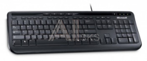 632904 Клавиатура Microsoft Wired 600 черный USB Multimedia