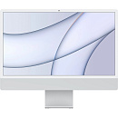 1995614 Apple iMac [Z13K000DJ] Silver 24" Retina 4.5K {Apple M1 chip with 8-core CPU and 7-core GPU/8GB/256GB SSD} (2021)