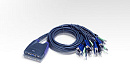 CS64UZ-AT ATEN 4-Port USB VGA/Audio Cable KVM Switch (1.8m)