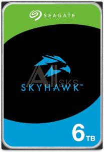 1000721109 Жесткий диск/ HDD Seagate SATA3 6Tb SkyHawk 5400 256Mb 1 year warranty