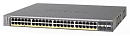 Коммутатор NETGEAR GSM7252PS-100EUS Управляемый 2-го уровня с консольным портом на 44GE+4SFP(Combo)+2xSFP+(10G) портов (из них 40GE портов с PoE и 8GE с PoE+) c 2