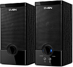 1000436566 SVEN SPS-603, чёрный, акустическая система 2.0, USB, мощность 2x3 Вт(RMS)