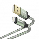 1419333 Кабель Hama 00187237 USB (m)-Lightning (m) 1.5м зеленый