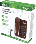 1092920 Телефон проводной Ritmix RT-320 коричневый