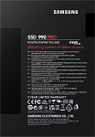 1896626 Накопитель SSD Samsung PCIe 4.0 x4 1TB MZ-V9P1T0BW 990 Pro M.2 2280