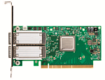 MCX456A-ECAT Mellanox ConnectX-4 VPI adapter card, EDR IB (100Gb/s) and 100GbE, dual-port QSFP28, PCIe3.0 x16, tall bracket, ROHS R6