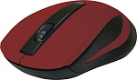 1446380 Defender MM-605 Red USB [52605] {Беспроводная оптическая мышь,3 кнопки,1200dpi}