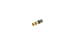 49263 Разъем Kramer Electronics [CON-COMP-RCA/M/RG-6-GOLD] (RCA RG-6) RCA (RG6RCAU) компрессионные "позолоченные" для коаксиального кабеля RG-6 (BC-1X)