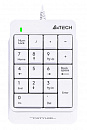 1379893 Числовой блок A4Tech Fstyler FK13P белый USB slim для ноутбука (FK13P WHITE)
