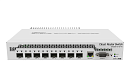 CRS309-1G-8S+IN Маршрутизатор MIKROTIK Cloud Router Switch 309-1G-8S+IN with Dual core 800MHz CPU, 512MB RAM, 1xGigabit LAN, 8 x SFP+ cages, RouterOS L5 or SwitchOS (dual boot), pa