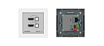 110796 Коммутатор Kramer Electronics WP-211T/EU(W) 2х1 HDMI с автоматическим переключением; коммутация по наличию сигнала, поддержка 4K60 4:2:0, POE, выход H