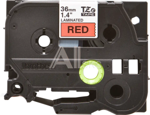 TZE461 Brother TZe461: для печати наклеек черным на красном фоне, ширина: 36 мм.