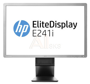 F0W81AA Монитор HP EliteDisplay E241i 24'' LED IPS Monitor (250 cd/m2,1000:1,8 ms,178°/178°,VGA,DVI-D,DisplayPort,USB hub,1920x1200,port.orientation,EPEAT Gol