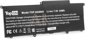1986378 Батарея для ноутбука TopON TOP-SA900X 7.5V 5800mAh литиево-ионная (103392)