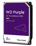 Жесткий диск WD Western Digital HDD SATA-III 6Tb Purple WD62PURZ, IntelliPower, 128MB buffer (DV&NVR)