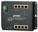 1000467503 Коммутатор Planet WGS-4215-8T2S индустриальный коммутатор/ IP30, IPv6/IPv4, 8-Port 1000TP + 2-Port 100/1000F SFP Wall-mount Managed Ethernet Switch (-40 to 75 C), dual