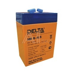 1372636 Delta HR 6-4.5 (4.5 А\ч, 6В) свинцово- кислотный аккумулятор