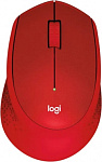 1987921 Мышь Logitech M331 Silent Plus красный оптическая (1000dpi) silent беспроводная USB (3but)