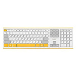 11001061 Acer OCC200 [ZL.ACCEE.002] Комплект (клавиатура+мышь) кл/мышь: бел/желт WLS slim