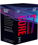 1000448046 Боксовый процессор APU LGA1151-v2 Intel Core i7-8700 (Coffee Lake, 6C/12T, 3.2/4.6GHz, 12MB, 65W, UHD Graphics 630) BOX, Cooler