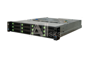 6224.100-03.10 Сервер Rikor 2U Server RP6224 noCPU(2)2nd GenScalable noHS EATX(3+3)/TDP 205W/ no DIMM(16)/HDD(26)SFF/4x1Gbe/6xHHHL/ 1xM.2 NVMe4, 1xM.2 SATA/2x800W/