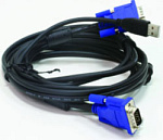 DKVM-CU3 D-Link KVM Cable with VGA and USB connectors for DKVM-4U, 3m