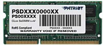 1473823 Память DDR3 4Gb 1333MHz Patriot PSD34G1333L2S RTL PC3-10600 CL9 SO-DIMM 204-pin 1.35В