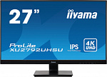 1866885 Монитор Iiyama 27" XU2792UHSU-B1 черный IPS LED 4ms 16:9 DVI HDMI M/M матовая 1000:1 300cd 178гр/178гр 3840x2160 60Hz DP 4K USB 4.6кг