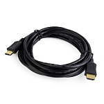 1874981 Bion Кабель HDMI v1.4, 19M/19M, 3D, 4K UHD, Ethernet, CCS, экран, позолоченные контакты, 4.5м, черный [BXP-CC-HDMI4L-045]