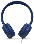 JBLT500BLU JBL T500 наушники накладные с микрофоном: 1.2м, цвет синий