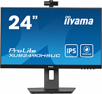 1969342 Монитор Iiyama 23.8" ProLite XUB2490HSUC-B5 черный IPS LED 16:9 HDMI M/M Cam матовая HAS Piv 250cd 178гр/178гр 1920x1080 60Hz VGA DP FHD USB 4.9кг