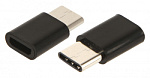 1366513 Переходник Redline УТ000016931 micro USB B (m) USB Type-C (f) черный