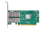 MCX454A-FCAT Mellanox ConnectX-4 VPI adapter card, FDR IB (56Gb/s) and 40/56GbE, dual-port QSFP28, PCIe3.0 x8, tall bracket, ROHS R6