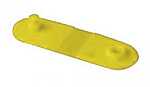 97032-YELLOW Zebra Yellow Clips for use with QuickClip Wristbands, Kit 275