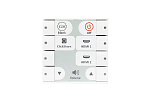 136635 Панель управления BIAMP [Impera Echo Plus 8EUW], кнопочная 8-button control pad with Ethernet, EU, white