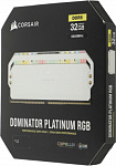 1916204 Память DDR5 2x16Gb 5600MHz Corsair CMT32GX5M2B5600C36W DOMINATOR PLATINUM RGB RTL Gaming PC5-44800 CL36 DIMM 288-pin 1.25В с радиатором Ret