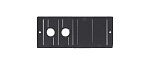 134451 Вставка Kramer Electronics [T-4INSERT] под кабельный ввод для 4-х одинарных модулей-вставок вместо двойной розетки